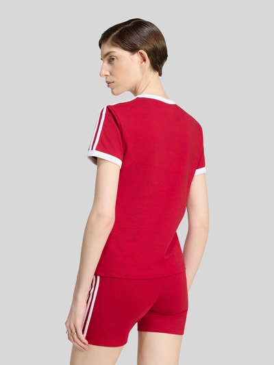 adidas Originals Regular Fit T-Shirt aus Baumwoll-Mix Rot 5