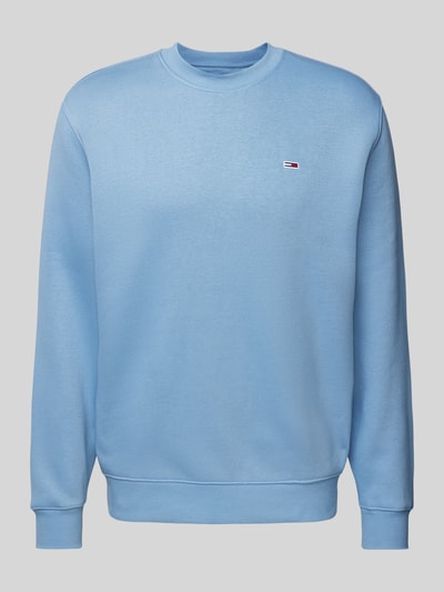 Tommy Jeans Regular Fit Sweatshirt mit Label-Stitching Rauchblau 2