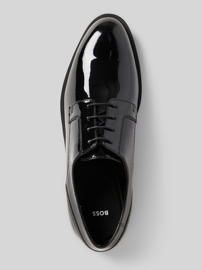 BOSS Veterschoenen van echt leer, model 'TAYIL' Zwart - 3