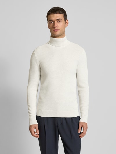 MCNEAL Strickpullover mit Rollkragen Offwhite Melange 4