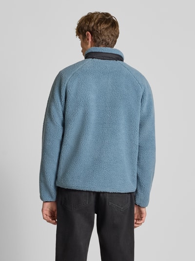 Carhartt Work In Progress Fleecejacke mit Brusttasche Modell 'PRENTIS LINER' Eisblau 5