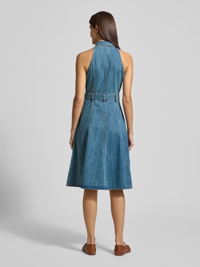 Lauren Ralph Lauren Jeanskleid mit Knopfleiste Modell 'CALUNA' Jeansblau 5