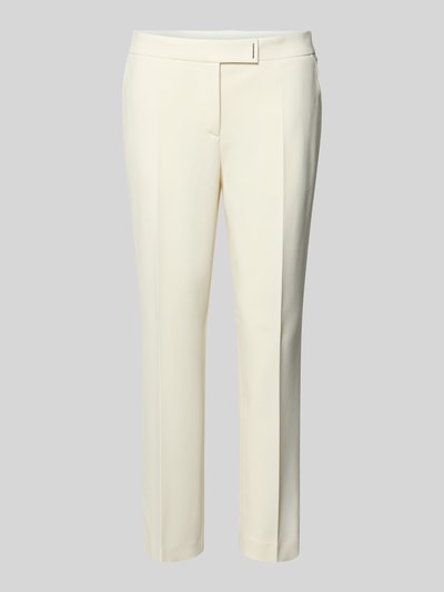 BOSS Regular Fit Stoffhose aus Viskose-Mix Modell 'TAPRIA-CROP' Offwhite 2