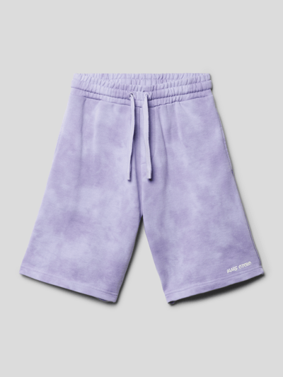 Marc O'Polo Sweatshorts met steekzakken Lila - 1