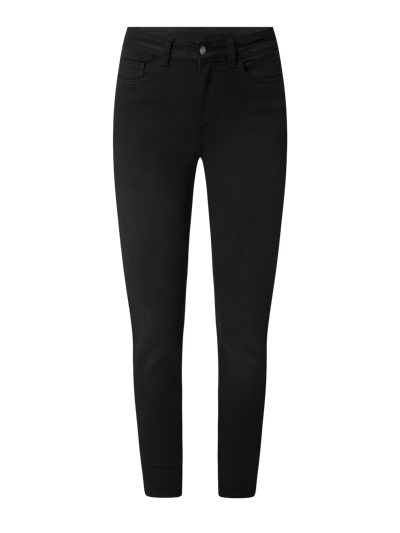 Liu Jo White Slim Fit High Waist Jeans mit Modal-Anteil Modell 'Divine' Black 2