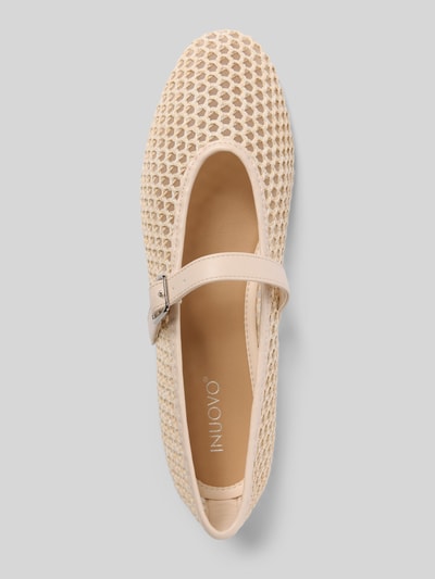 INUOVO Ballerinas mit glatter Sohle Offwhite 3