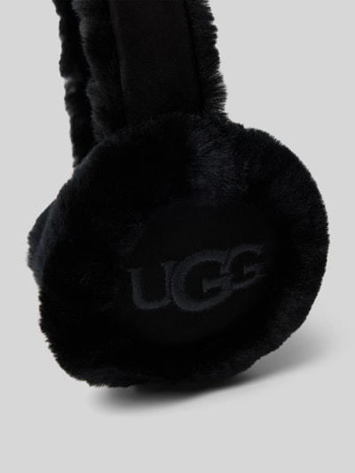 UGG Ohrenwärmer aus echtem Leder Black 2