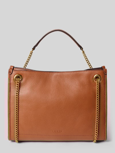 Lauren Ralph Lauren Leren handtas met labelhanger Cognac - 4