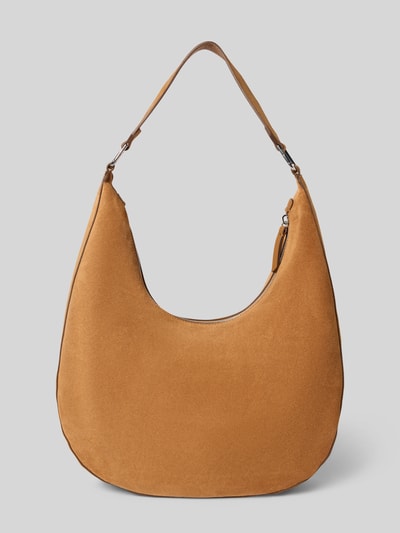 Marc O'Polo Schoudertas van rundersuède Camel - 4