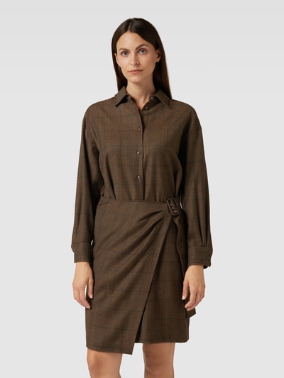 Weekend Max Mara Knielanges Kleid in Wickel-Optik Modell 'ADERIRE' Schoko 4