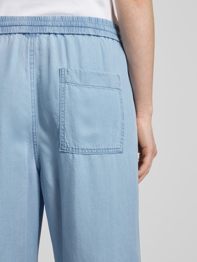 Marc O'Polo Wide Leg Hose in Denim-Optik Hellblau 3