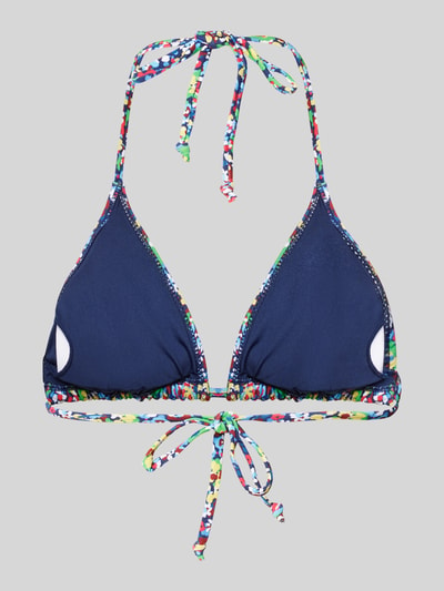 Jake*s Casual Bikini-Oberteil mit Allover-Muster Marine 3