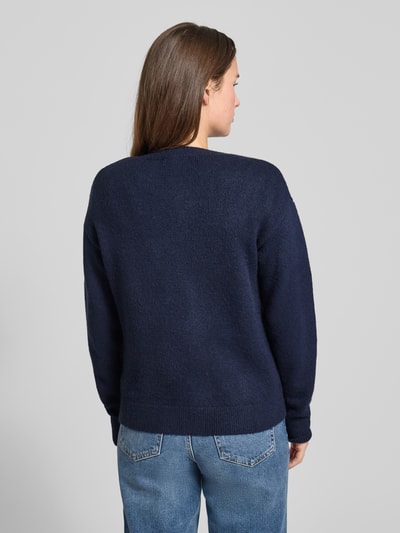 Christian Berg Woman Weihnachtspullover mit gerippten Abschlüssen Marine 5