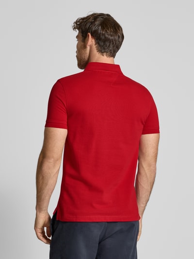 Tommy Hilfiger Slim Fit Poloshirt aus Baumwoll-Elasthan-Mix Rot 5