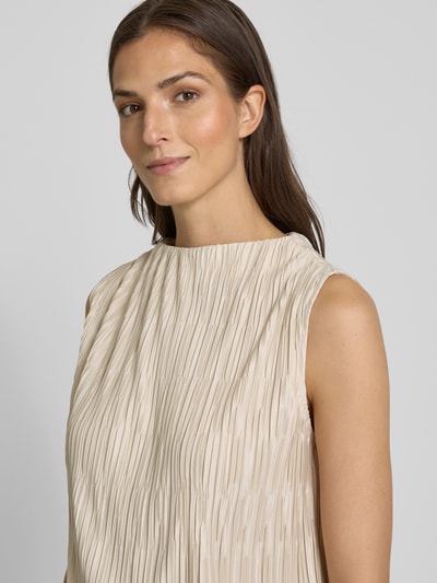 Someday Regular fit blousetop met structuurmotief, model 'Kimbaly' Zand - 3