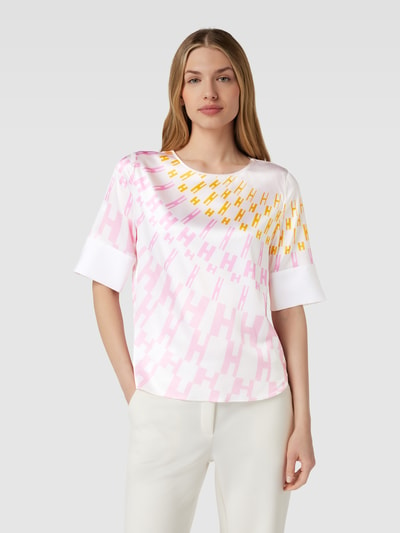 Herzensangelegenheit Blouseshirt met tuniekkraag Roze - 4