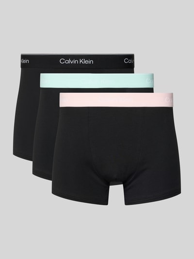 Produktfoto, Trunks mit Stretch-Anteil im 3er-Pack von Calvin Klein Underwear aus Baumwoll-Elasthan-Mix mit Elastischer Logo-Bund.