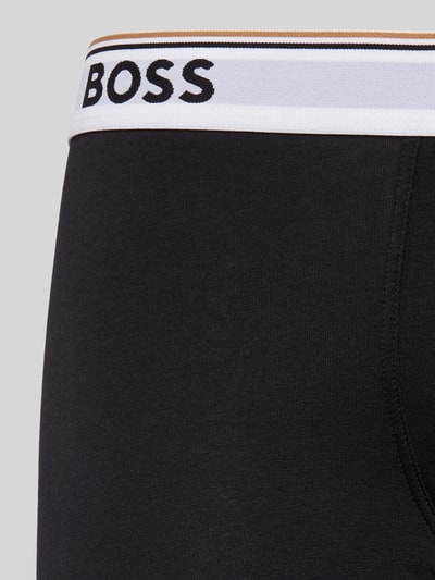 BOSS Trunks mit elastischem Logo-Bund im 3er-Pack Black 2