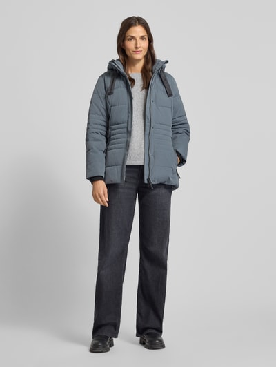 G.I.G.A. DX Steppjacke mit verdecktem Zweiwege-Reißverschluss Rauchblau 1