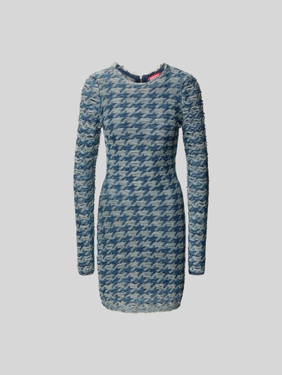 Diesel Kleid mit Strukturmuster Blau 2