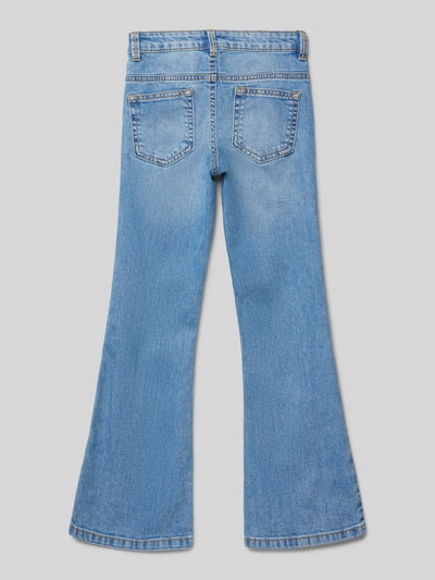 Tom Tailor Slim Fit Jeans aus Baumwoll-Mix mit Flared Legs Blau 3