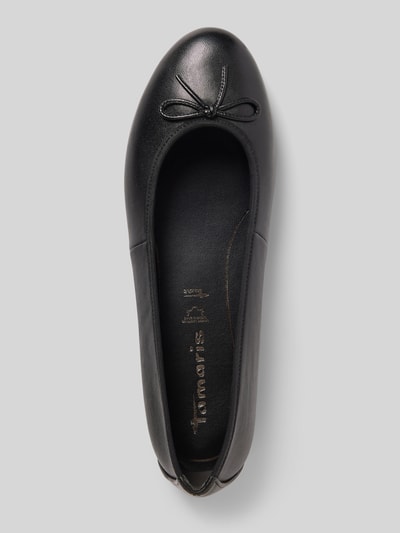 Tamaris Ballerinas mit Zierschleife Black 3