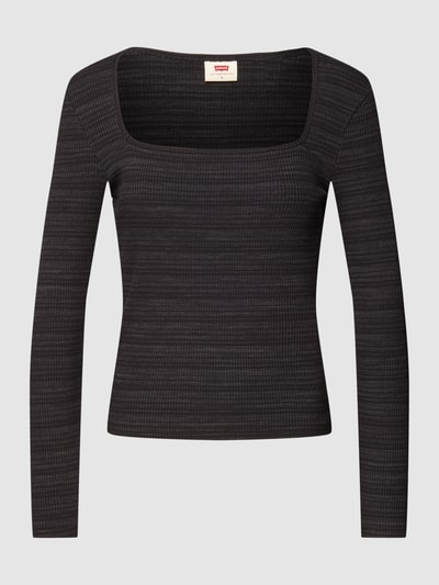 Levi's® Longsleeve in Ripp-Optik Modell 'MAGNOLIA' Black 2