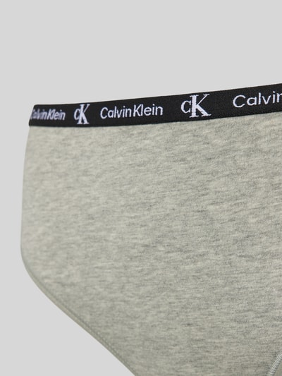 Calvin Klein Underwear String mit elastischem Logo-Bund Modell 'THONG' Black 2