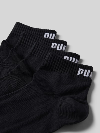 Puma Socken mit Logo-Detail im 4er-Pack Black 2