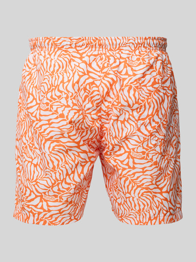 Napapijri Zwembroek met elastische band en tunnelkoord Oranje - 3