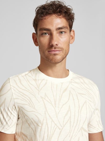 s.Oliver RED LABEL Regular Fit T-Shirt aus reiner Baumwolle Weiss 3