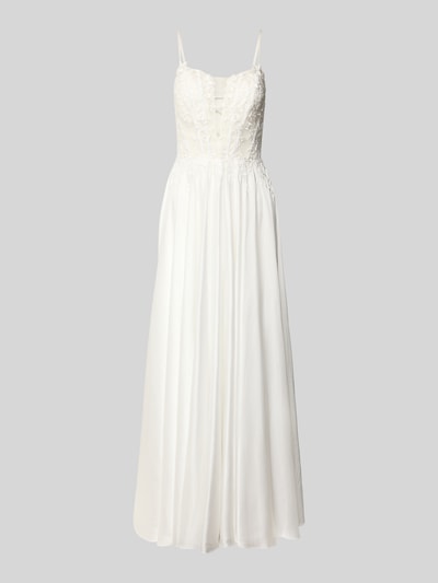 Mascara Regular Fit Brautkleid in semitransparentem Design Weiss 2