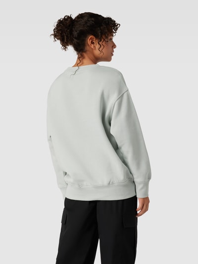 Nike Sweatshirt mit Label-Stitching Hellgrau 5