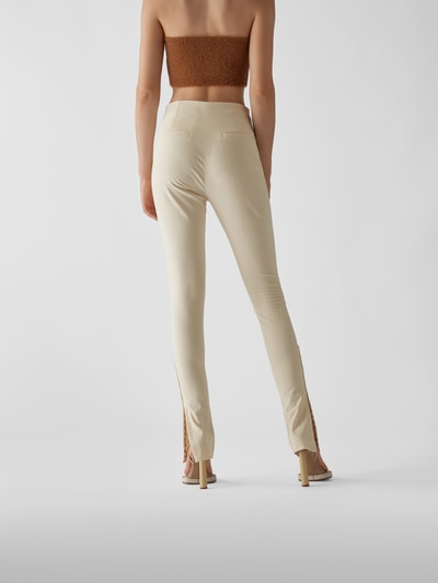 Jacquemus Hose mit Ziernähten Weiß 5