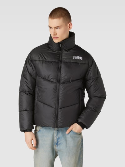 Pegador Steppjacke mit Label-Stitching Black 4