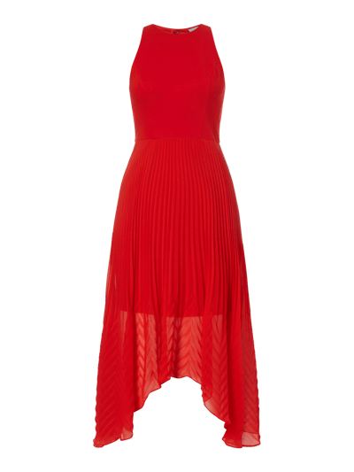 Coast Cocktailkleid mit Plisseefalten Rot 2