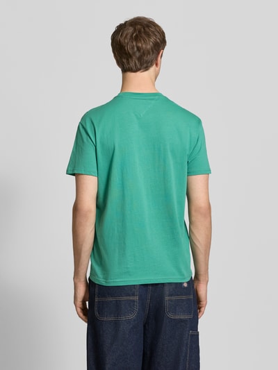 Tommy Jeans Regular Fit T-Shirt aus reiner Baumwolle Gruen 5