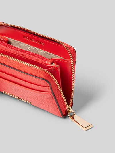 MICHAEL Michael Kors Portemonnaie mit Label-Applikation Modell 'JET SET' Rot 3