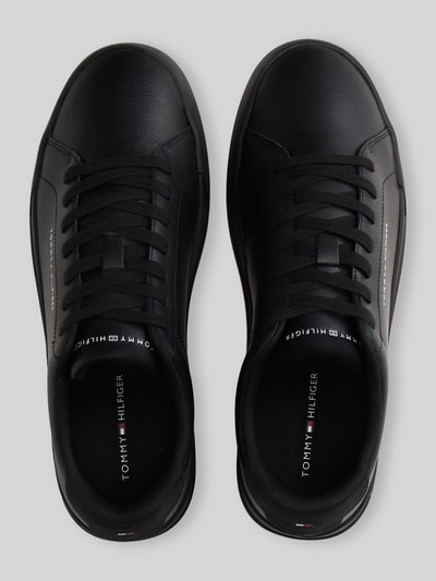Tommy Hilfiger Sneaker aus Leder-Textil-Mix mit Label-Schriftzug Black 5