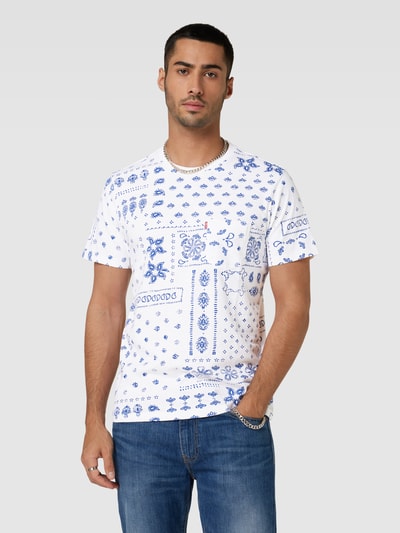 Levi's® T-Shirt mit Allover-Muster Modell 'CLASSIC' Weiss 4