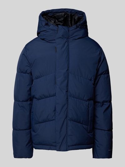 Jack & Jones Gewatteerd jack met opstaande kraag, model 'WORLD' Marineblauw - 2