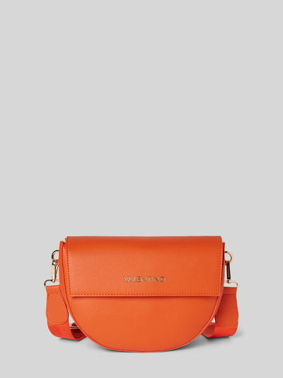 VALENTINO BAGS Handtasche mit Label-Applikation Modell 'BIGS' Dunkelorange 1