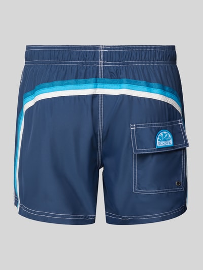 Sundek Regular Fit Badeshorts mit angedeutetem Eingriff Marine 3