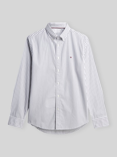 Tommy Hilfiger Body Fit Freizeithemd aus reiner Baumwolle Weiss 2