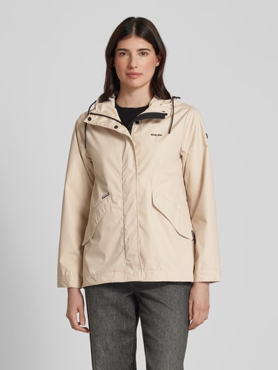 khujo Jacke mit Label-Print Modell 'LOGISA' Beige 4