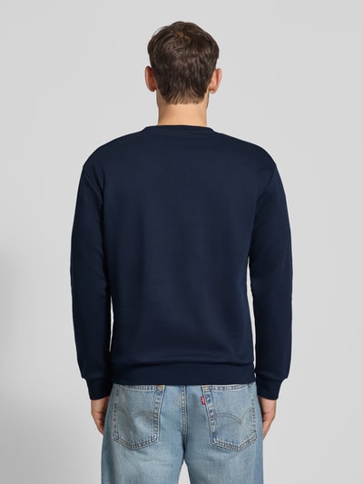 Tom Tailor Denim Regular Fit Sweatshirt aus Baumwoll-Mix Dunkelblau 5