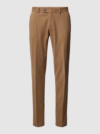 Hiltl Broek met steekzakken, model 'Trento' Beige - 2