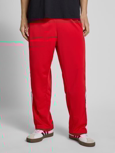 adidas Originals Trainingsbroek met drukknopen opzij en elastische band Rood - 4