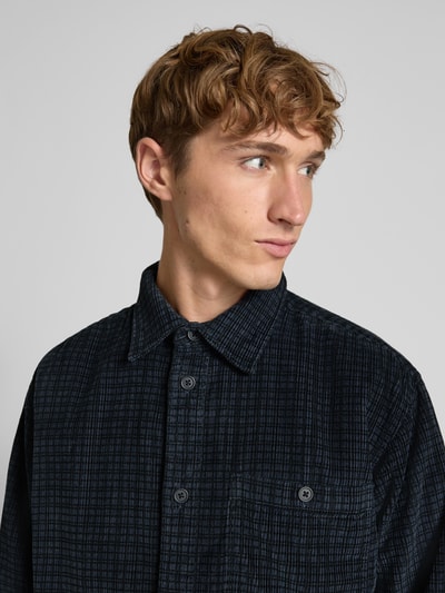 Only & Sons Loose Fit Hemd aus reiner Baumwolle Modell 'WALEED ' Black 3