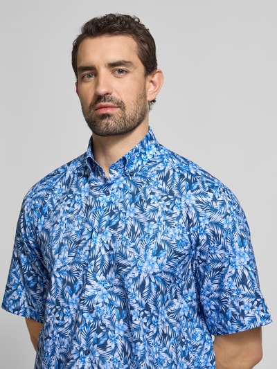 ETERNA Comfort Fit Business-Hemd mit Button-Down-Kragen Marine 3